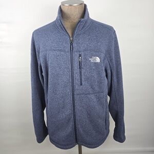 The North Face Men's XL Sweater Fleece Full Zip Jacket - Urban Navy Heather